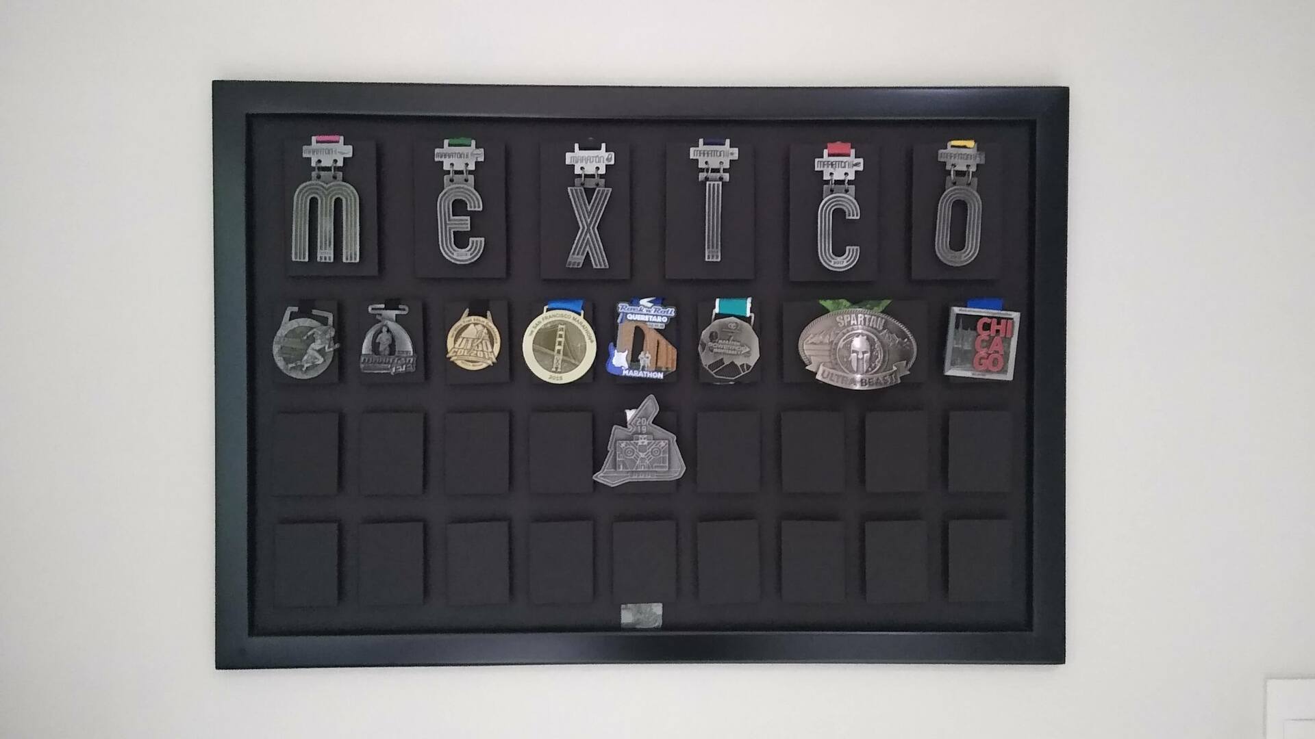 Las medallas 🏅 de mis Maratones